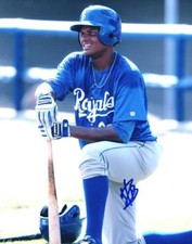 JORGE BONIFACIO KANSAS CITY ROYALS SIGNED AUTOGRAPHED 8X10 PHOTO W/ COA
