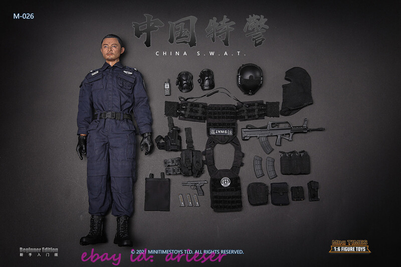 Hot New Mini Times Toys 1/6 MT-M026 CHINA S.W.A.T. Action
