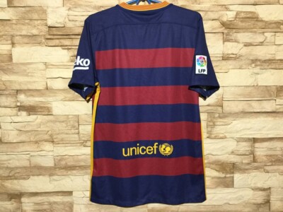 BARCELONA 2015 2016 Home Football Shirt Soccer Jersey Nike