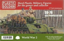 SU-76 Self Propelled Gun 1/72 Plastic Soldier Company WW2V20030
