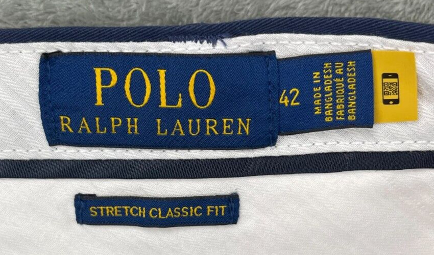 Polo Ralph Lauren Men's Shorts Stretch Classic Fit 42 Navy Blue Chino thumbnail 6