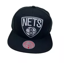 Brooklyn Nets NBA Mitchell & Ness Snapback black grey Hat Cap