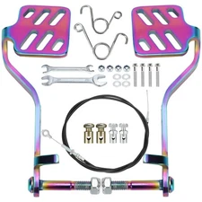 Go Kart Brake Throttle Pedals with 71" Cable Kit For Predator 212cc Road Rocket