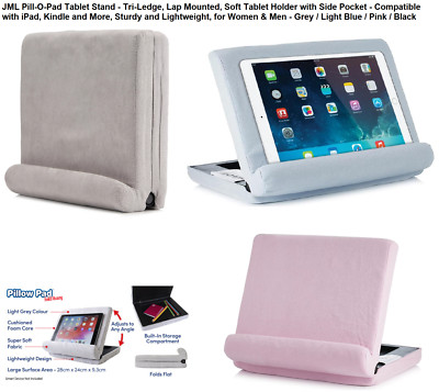 JML Pill-O-Pad Tablet Stand Multi-Angle Lap Mounted, Foldable Soft