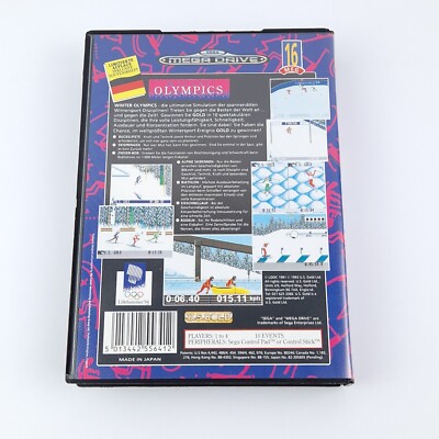 WINTER CHALLENGE COMPLET BOÎTE (Carton) NOTICE SEGA MEGADRIVE PAL EURO