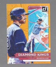 2022 Donruss Orange Holo Foil Diamond Kings Brandon Lowe - Tampa Bay