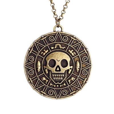 Ciondolo E Catena Pirates Of The Caribbean: Moneta Antica Jack Sparrow