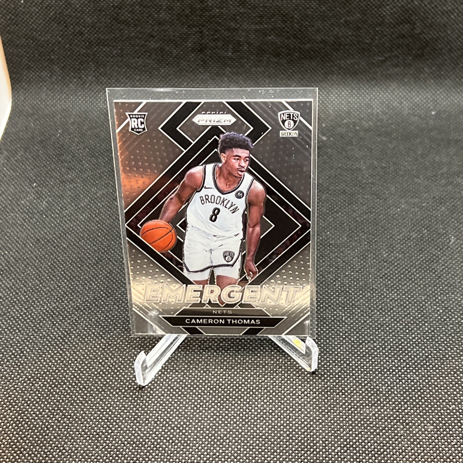 Cameron Thomas 2021 Prizm Emergent Rookie Card RC #4 Nets Cam Panini