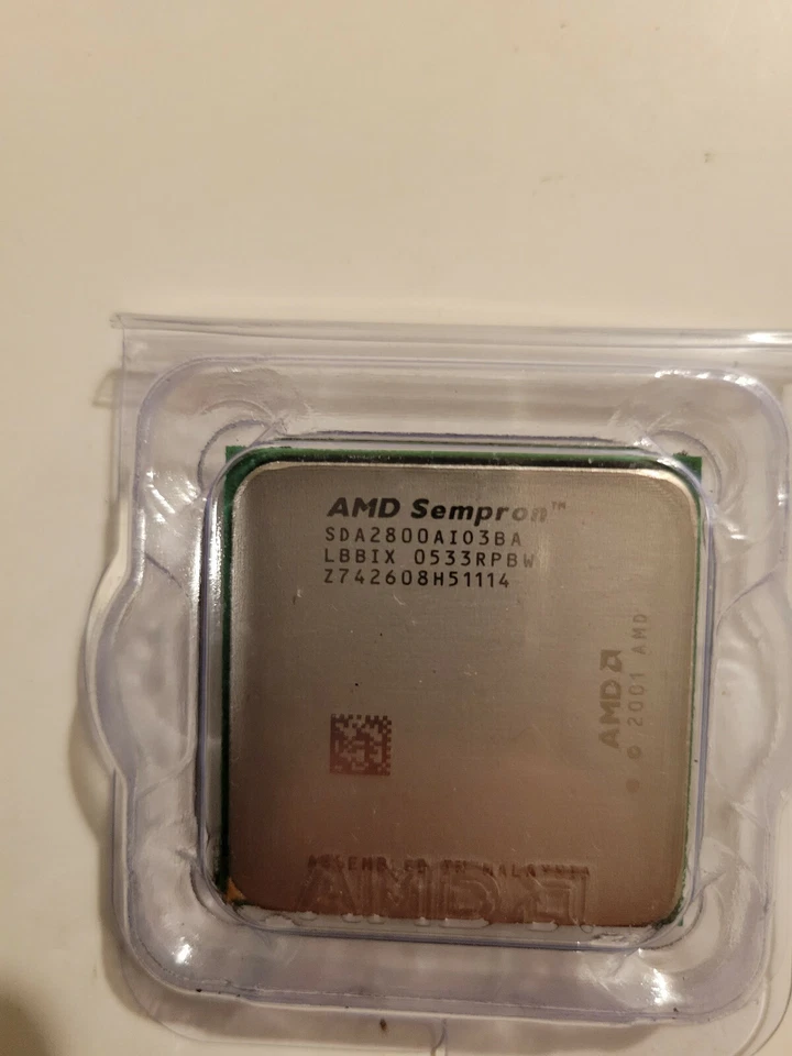 AMD OEM Sempron 2800+ 1600MHz 256KB Cache Socket 754 CPU SDA2800AI03BA - Image 2 of 2