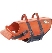 Outward Hound Granby Splash Orange Dog Life Jacket, Large