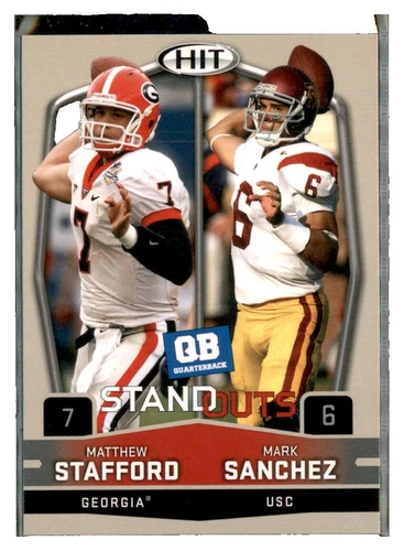 Mark Sanchez Football SAGE Sports Trading Cards