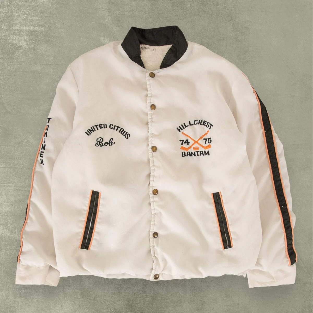 Nylon shop varsity jacket