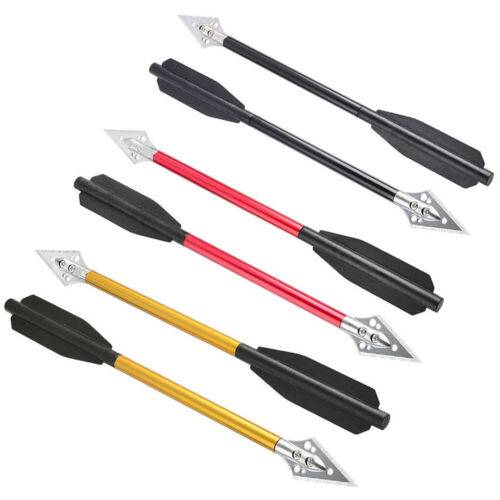 6.7" Archery Crossbow Bolts Aluminum Arrows Blade Arrowheads Bow Hunting