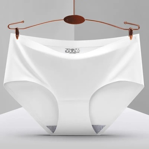 Ice Silk Panties Ladies Underwear Seamless Briefs Pants Women Knickers Pack of 4 - Picture 38 of 38