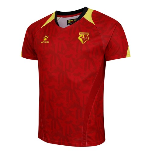 Watford FC 24/25 Adults Red Training Jersey - Picture 2 of 3