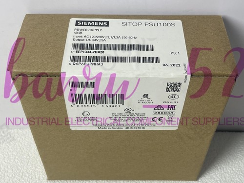 1PCS Unopened New In Box Siemens 6EP1 333-2BA20 power supply 6EP1333-2BA20 - Bild 2 von 8