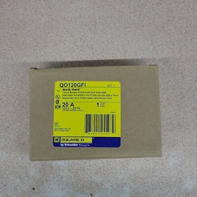 NEW Square D Q0120GFCI