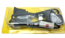 2 Short Extension Cords 18 inch - Black 2 Prong Mini Indoor Not Grounded