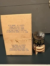 1944 Tung-Sol JAN CTL 713A TV7 Tested NOS NIB 🅾️