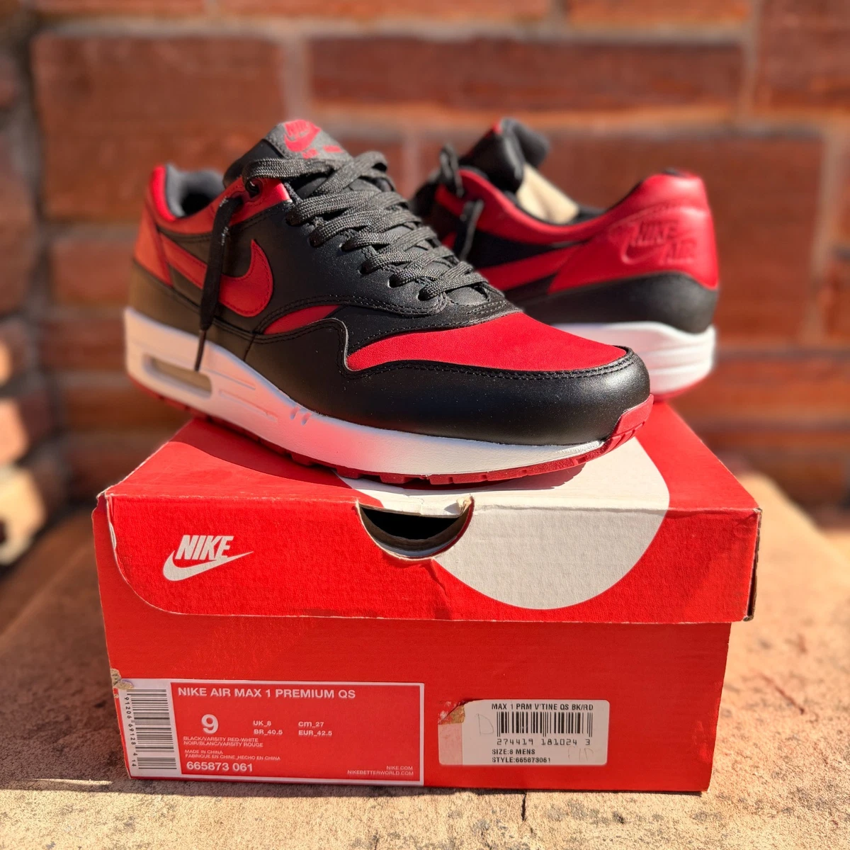 Nike Air Max 1 Premium Bred for Sale | Authenticity Guaranteed | eBay