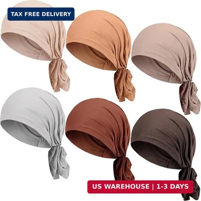 Syhood Slip on Pre Tied Head Scarves for Women