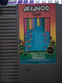 Arkanoid NES Authentic Nintendo Entertainment System GREAT CONDITION w/ SLEEVE!