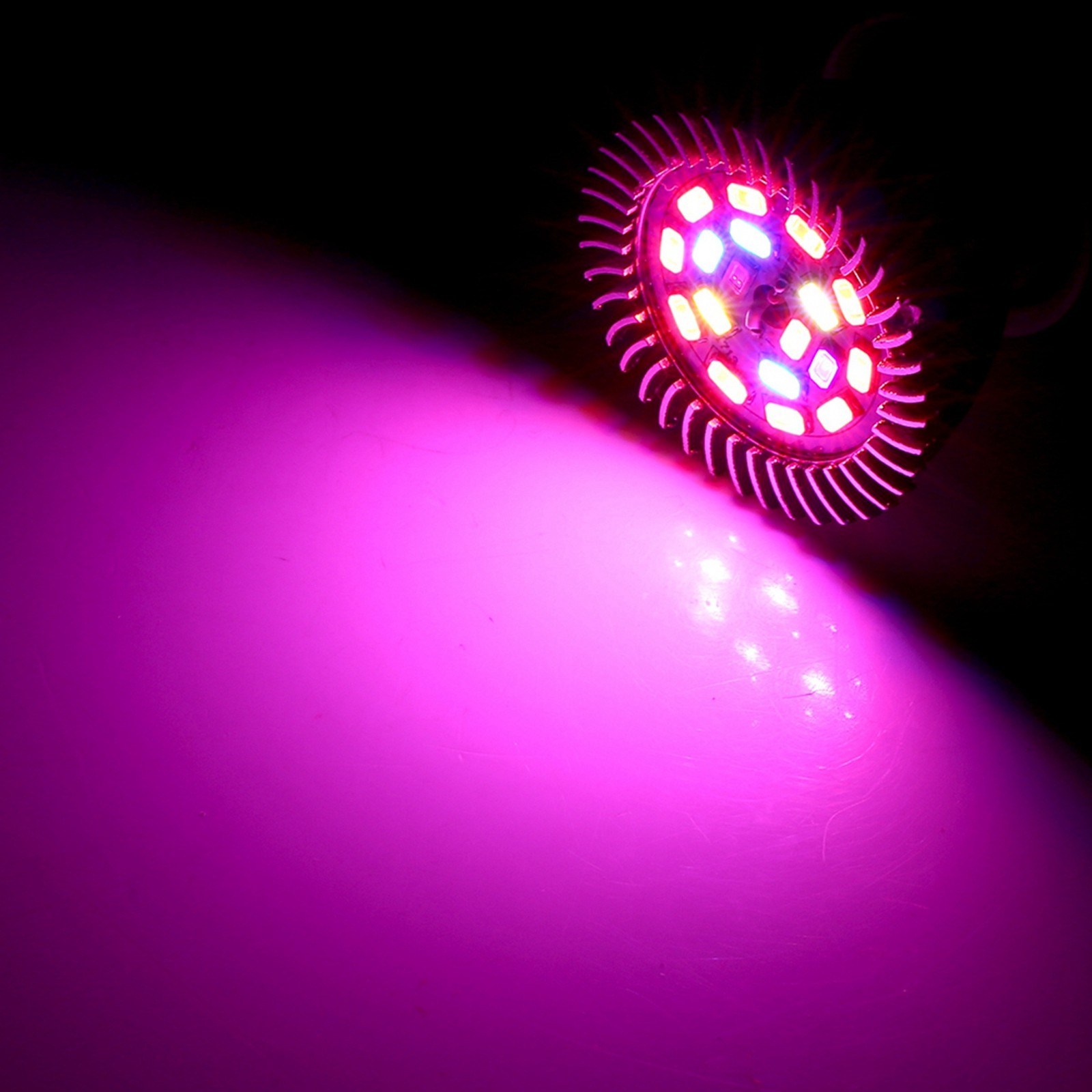New Full Spectrum 85-265V 18W 18 LED Grow Light Flower Plant Hydroponic Growth