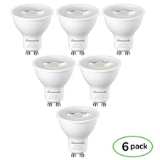 DEWENWILS 6-Pack GU10 LED Dimmable Bulb 500LM Daylight Track Lighting Bulb USA