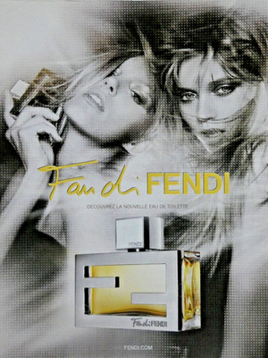PRESSEWERBUNG 2011 PARFUM EAU DE TOILETTE FAN DI FENDI
