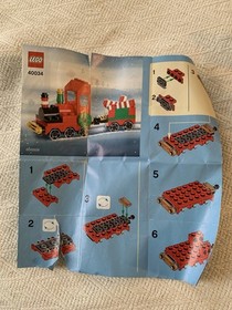 Lego Holiday And Event Christmas Train Set 40034 Complete With Instructions 2012