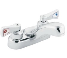MOEN Commercial M-DURA 8210 Chrome Lever 2H Lavatory Faucet Solid Brass Body