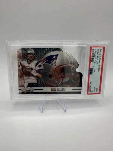 2015 Panini Prizm Helmet die- cut Tom Brady #H1 PSA 9