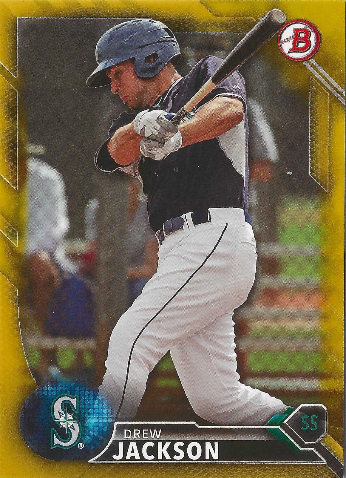 2016 Bowman Draft - Top Prospects Drew Jackson #BD-183 Gold /50 (RC)