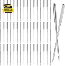 50 Pcs Size 100/16 Universal Sewing Machine Needles, Heavy Duty Machine Needles