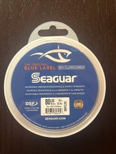 Seaguar Blue Label 80 lb 100 Fluorocarbon Leader 25 Yards NEW 80FC25