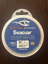 Seaguar Blue Label 80 lb 100% Fluorocarbon Leader 25 Yards NEW 80FC25