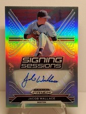2021 Panini Prizm Draft Picks Signing Sessions Jacob Wallace Card #SS-JW Auto