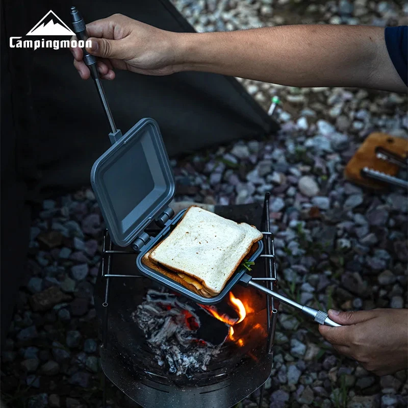 Nonstick Pan Toasted Sandwich Maker Dual Sided Hob Camping Fishing Panini Toast
Opens in a new windo