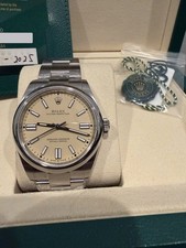 NEW STICKERED 2025 PAPERS Rolex Oyster Perpetual BEIGE Beige 41MM 134300 BOX