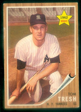 1962 TOPPS #31 TOM TRESH VGEX