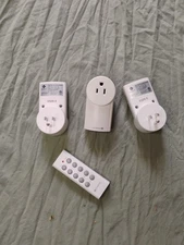 Etekcity Zap Remote Outlet Switch Model ZAP 5LX Lot Of 3 Powers + Remote
