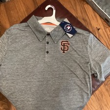 Polo San Francisco Giants MLB Baseball Majestic XXL 2/$20 nuova con etichette $39,99 dettaglio orecchie