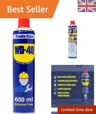 Professional WD-40 600ml Spray - Multipurpose Lubricant for Maintenance 15.95 per litre
