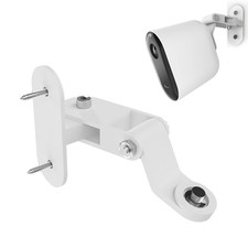 Universal 1/4" Metal Wall Mount Bracket Outdoor Security Cameras 180 Adjustable