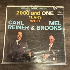 Carl Reiner Mel Brooks 2000 and One Years LP Capitol Records Stereo Comedy Vinyl