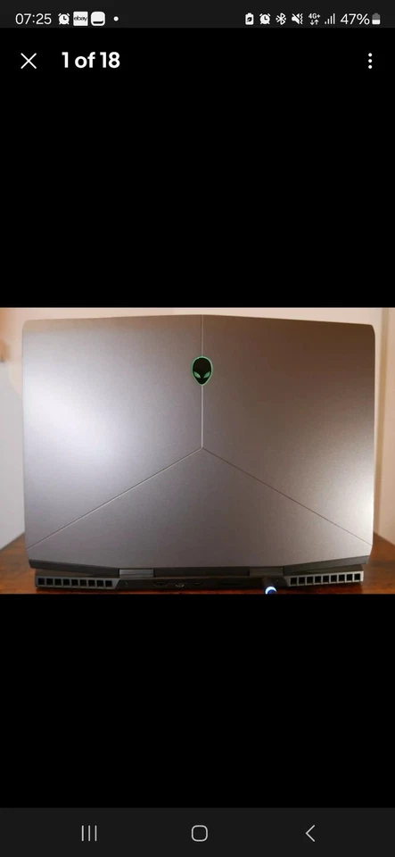 Dell Alienware M15 R1 15.6" (1TB SSD, Intel Core i7 8th Gen., 2.2 GHz, 32 GB - Image 3 of 4
