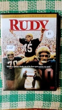 Rudy DVD 2000 Special Edition “One Of The Finest Sports Movies Ever Made”