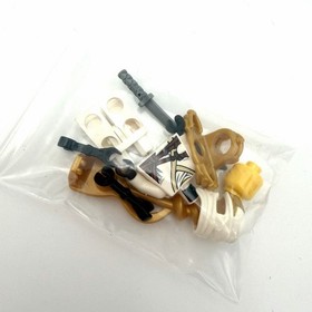 Lego Ninjago 9440 Venomari Shrine Zane Zx w/ Shoulder Armor Minifigure Complete