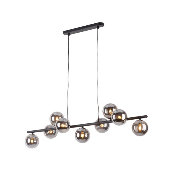 Pendelleuchte Esstisch Glas Metall 116 Cm Breit HöHenverstellbar HäNgelampe-image