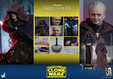 Hot Toys Darth Sidious 1 6 Scale TMS 102 Movie Masters Figure Star Wars Clone TV